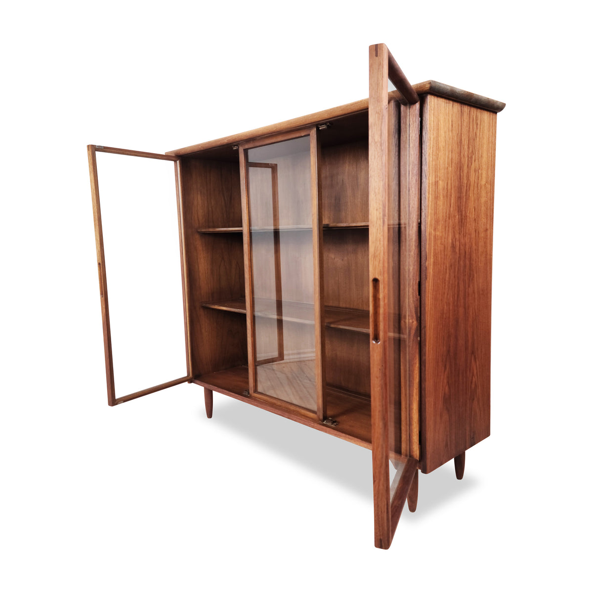 Walnut Bookcase by Gibbard