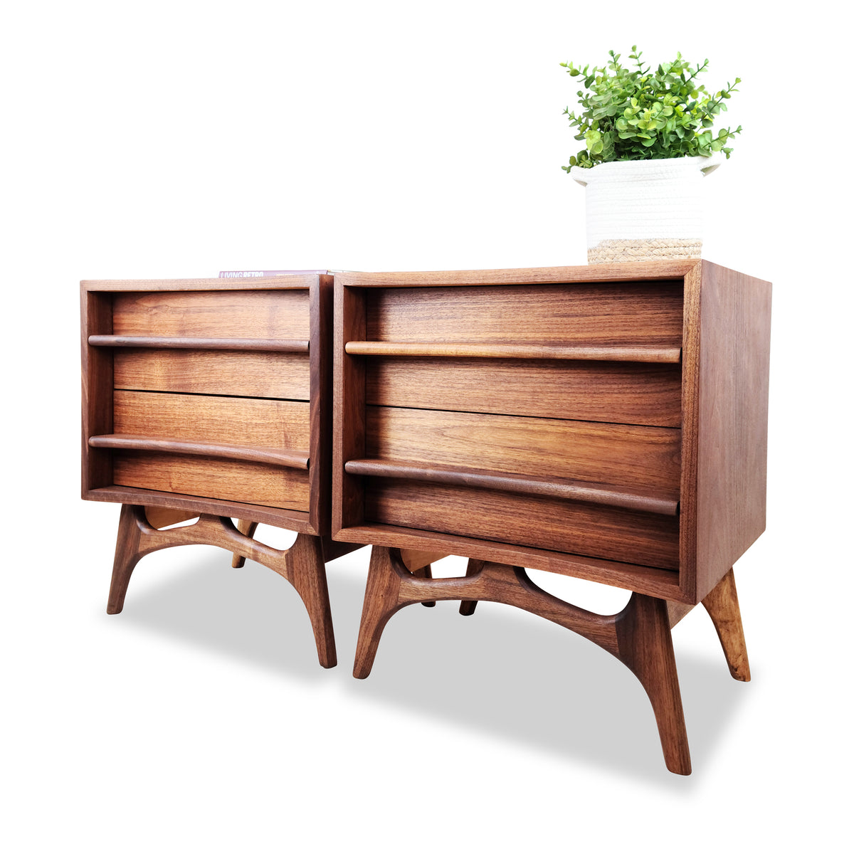 Walnut Nightstands