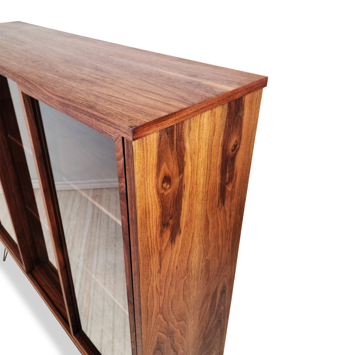 Walnut Bookcase by Gibbard