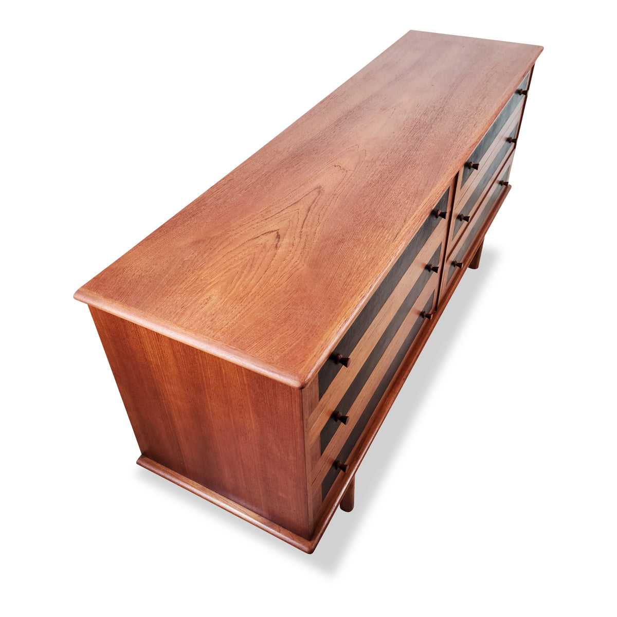 Teak Dresser with Ebony Details