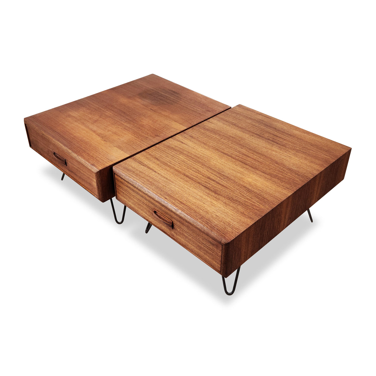 Pair of Teak Side Tables