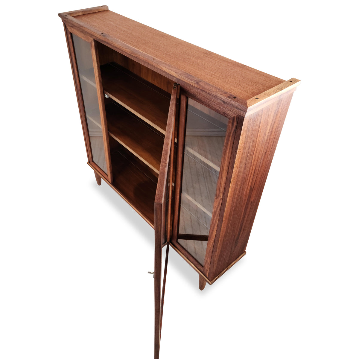 Walnut Bookcase by Peppler