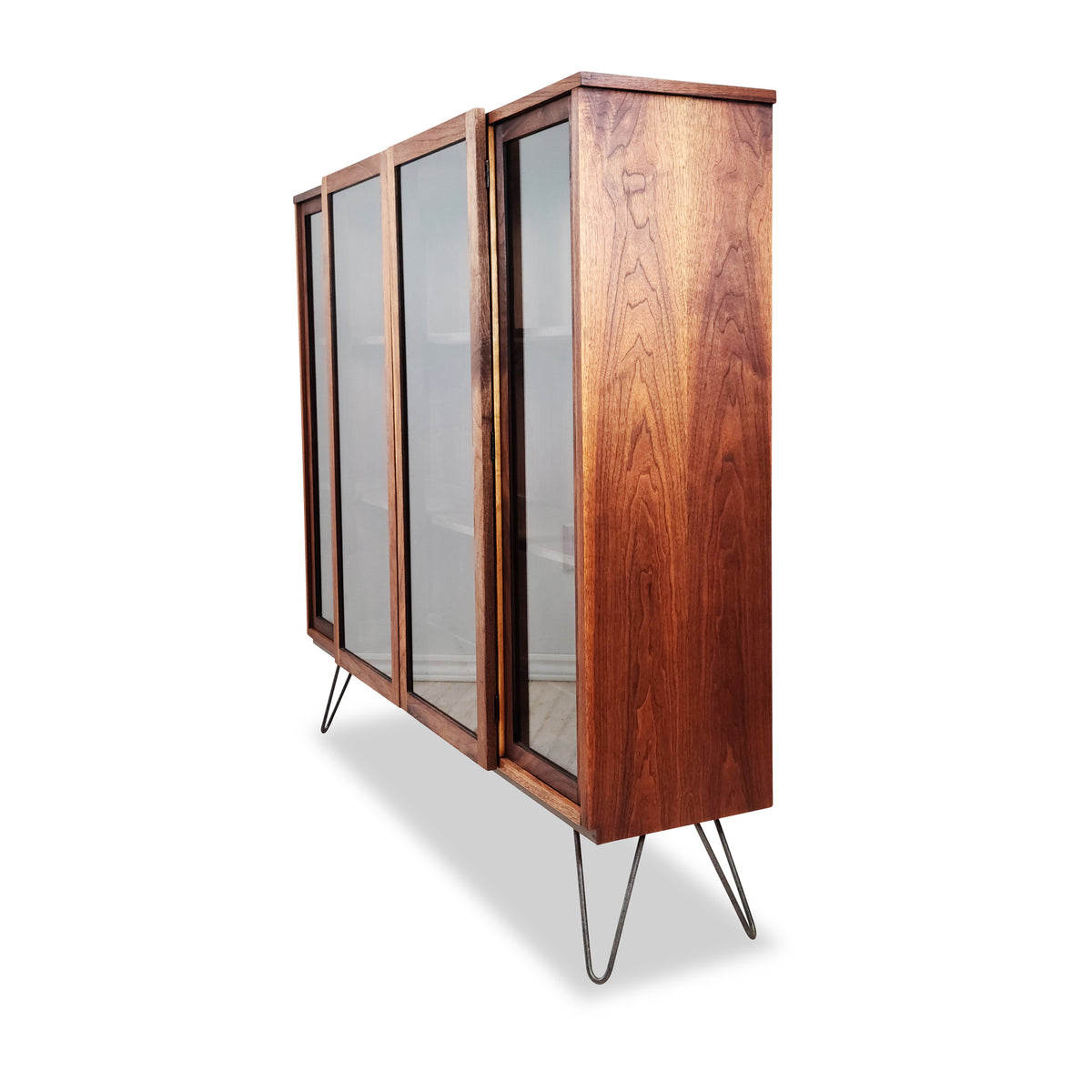 Walnut Bookcase by Gibbard