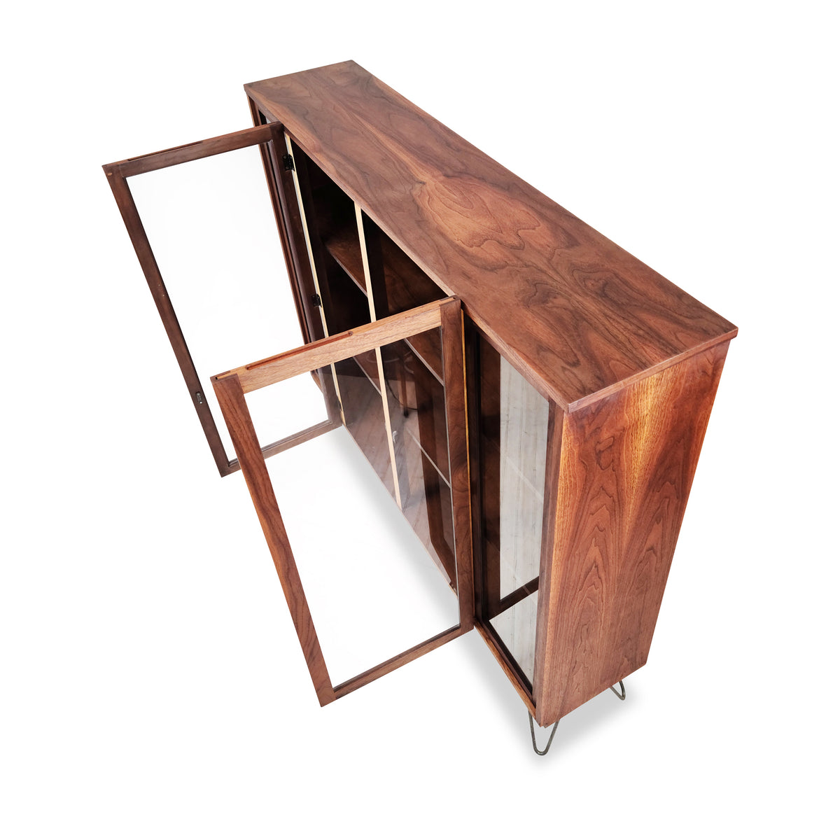 Walnut Bookcase by Gibbard