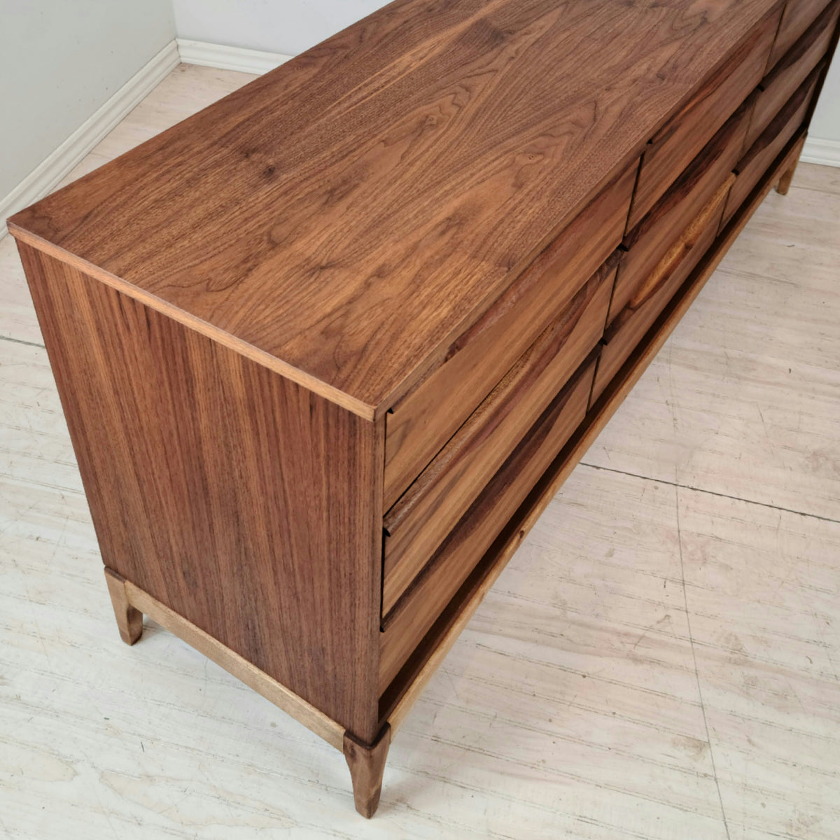 Walnut Nine Drawer Dresser by HPL