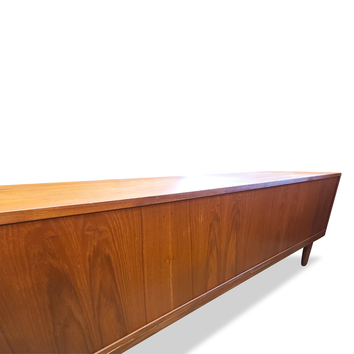 Teak Tambour Door Sideboard by Sven Aage Larsen