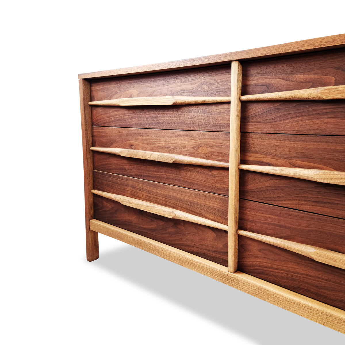 Walnut Nine Drawer Dresser