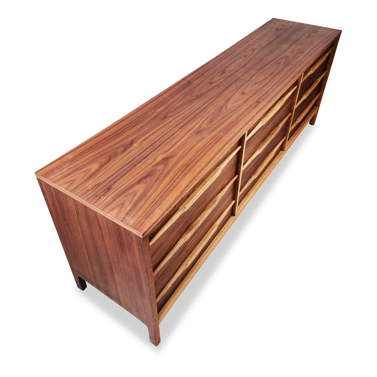 Walnut Nine Drawer Dresser