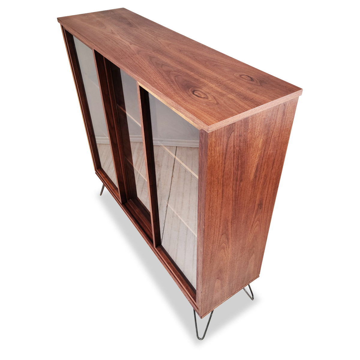 Walnut Bookcase by Gibbard