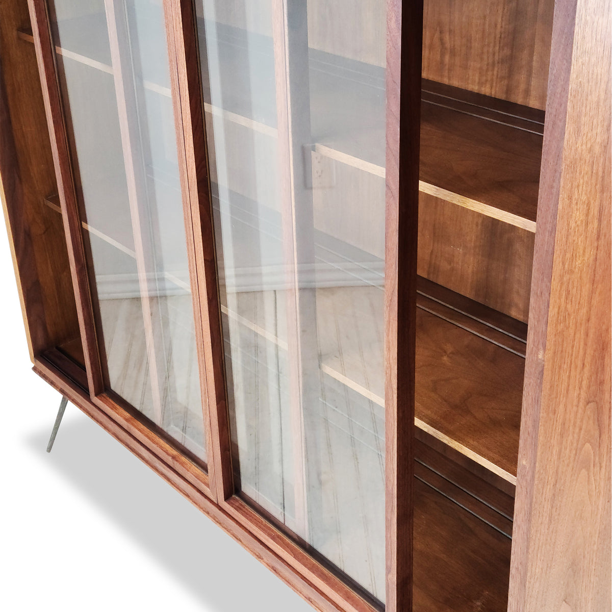 Walnut Bookcase by Gibbard