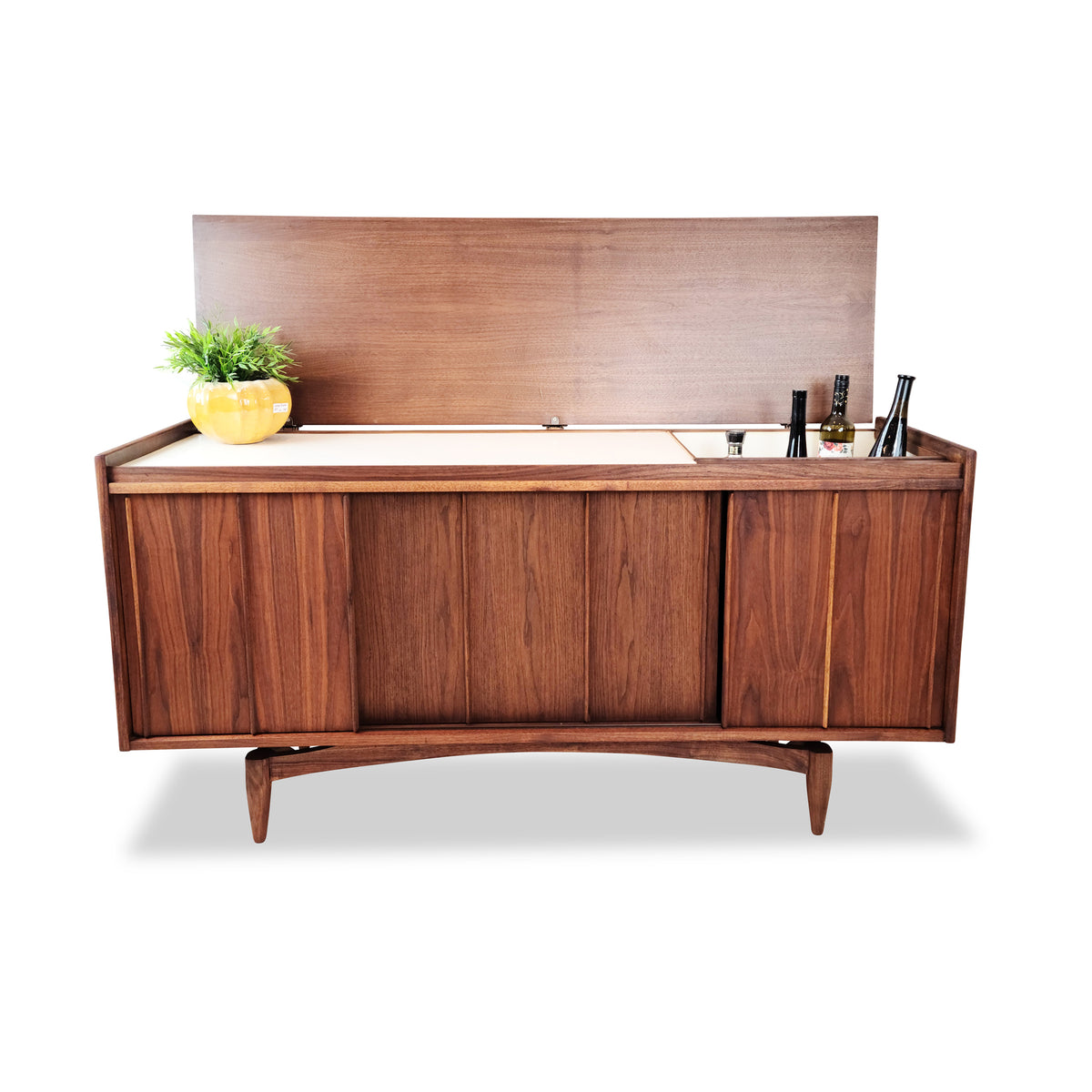 Walnut Sideboard/Server/Bar Cabinet