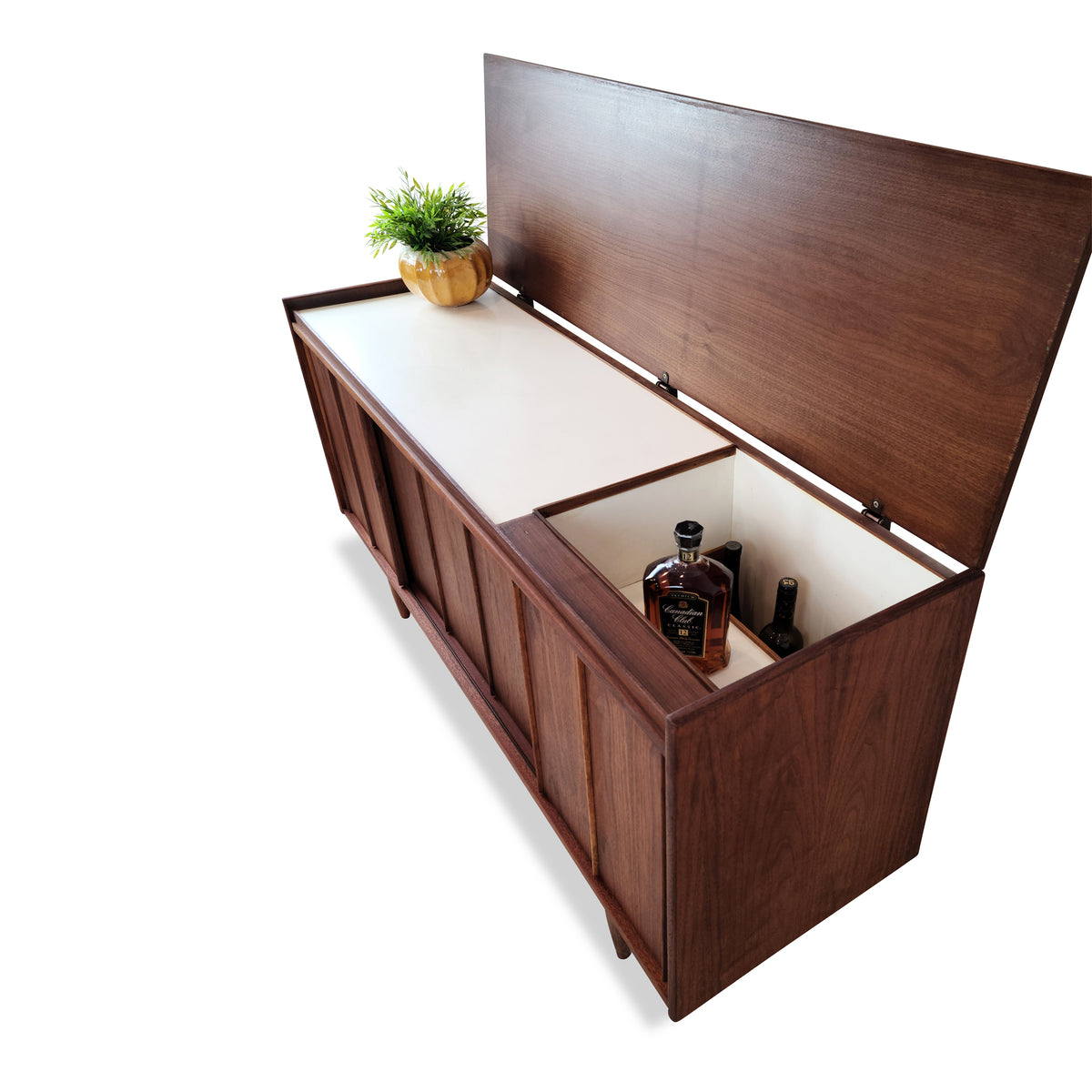 Walnut Sideboard/Server/Bar Cabinet