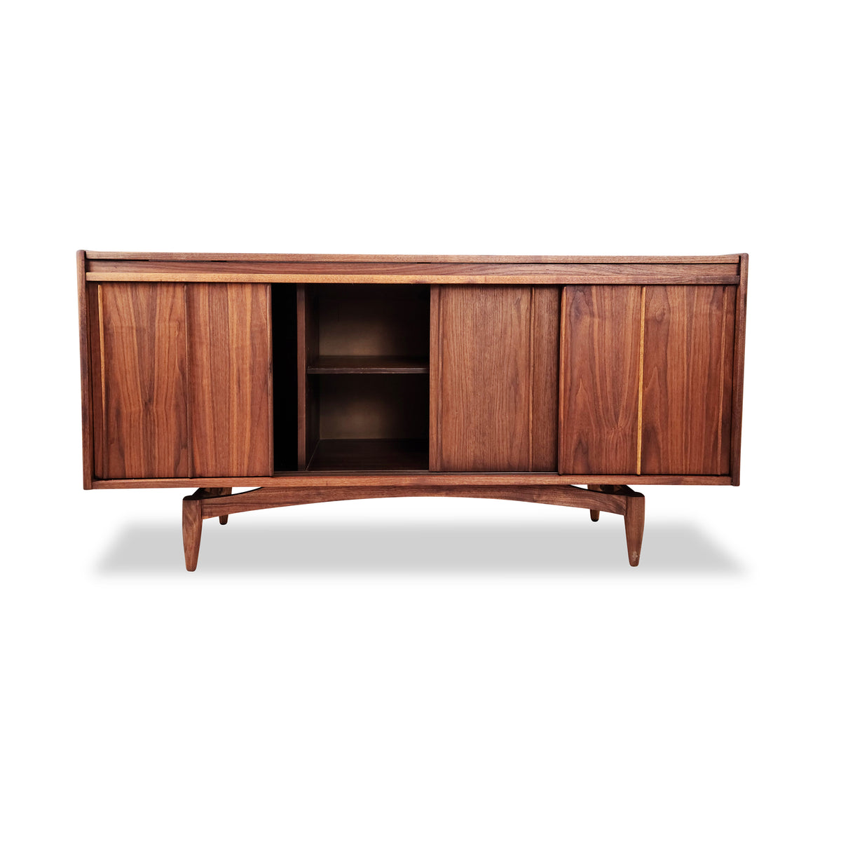 Walnut Sideboard/Server/Bar Cabinet