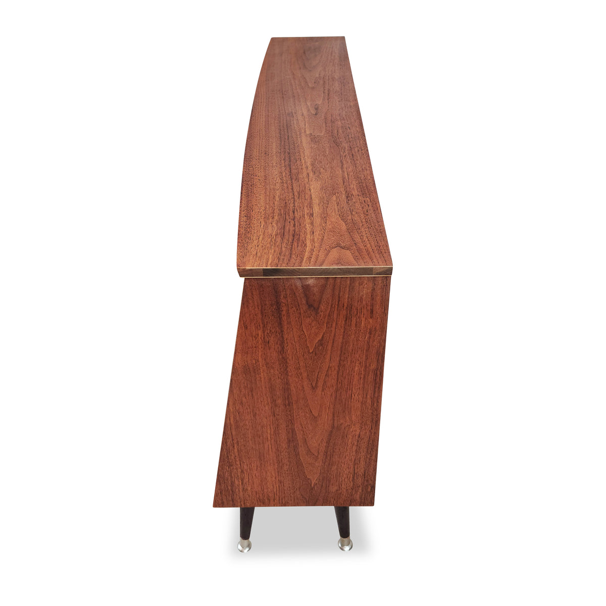 Compact Walnut Display Case by Krug