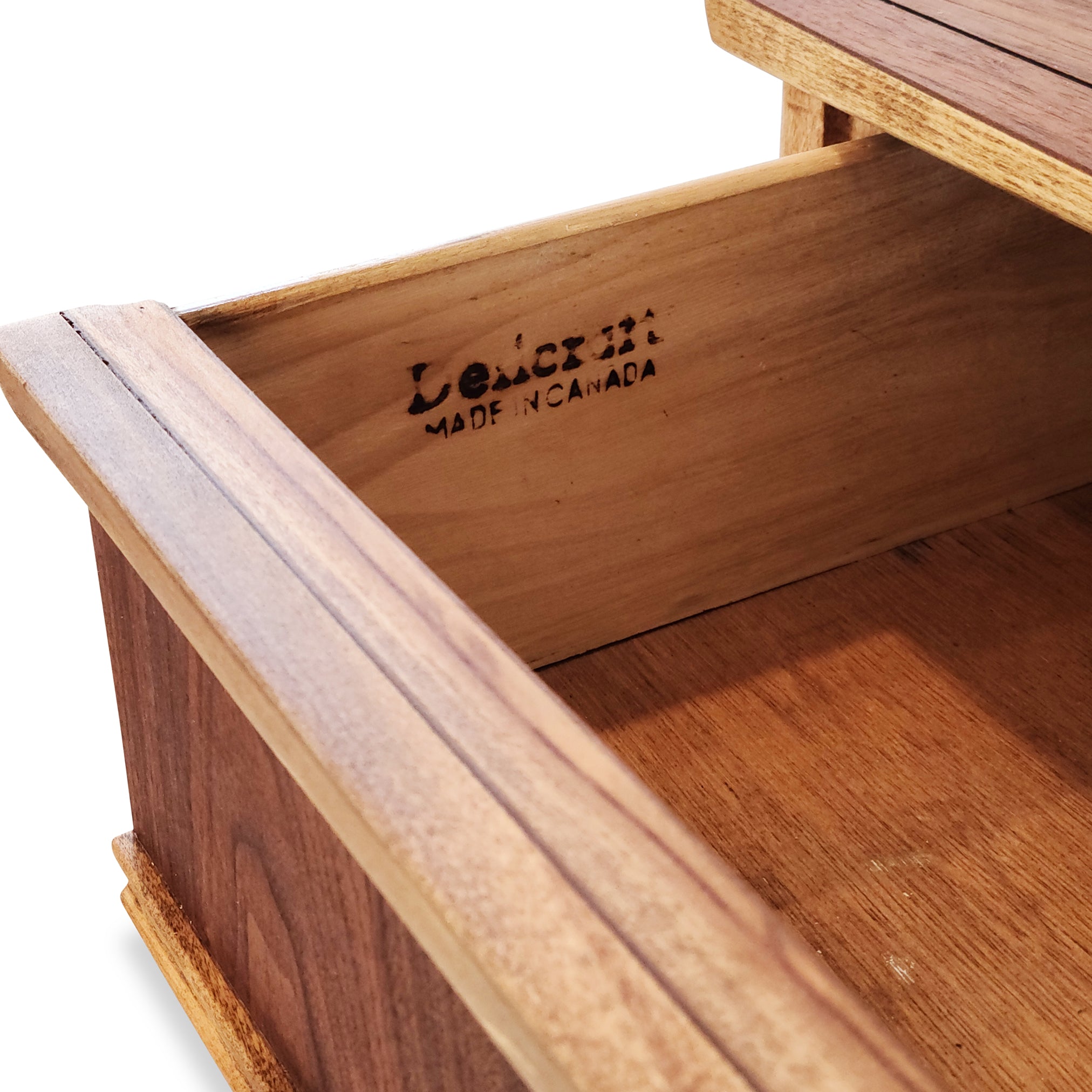 Walnut and Ash Highboy by Deilcraft Decade Five Furniture Co.