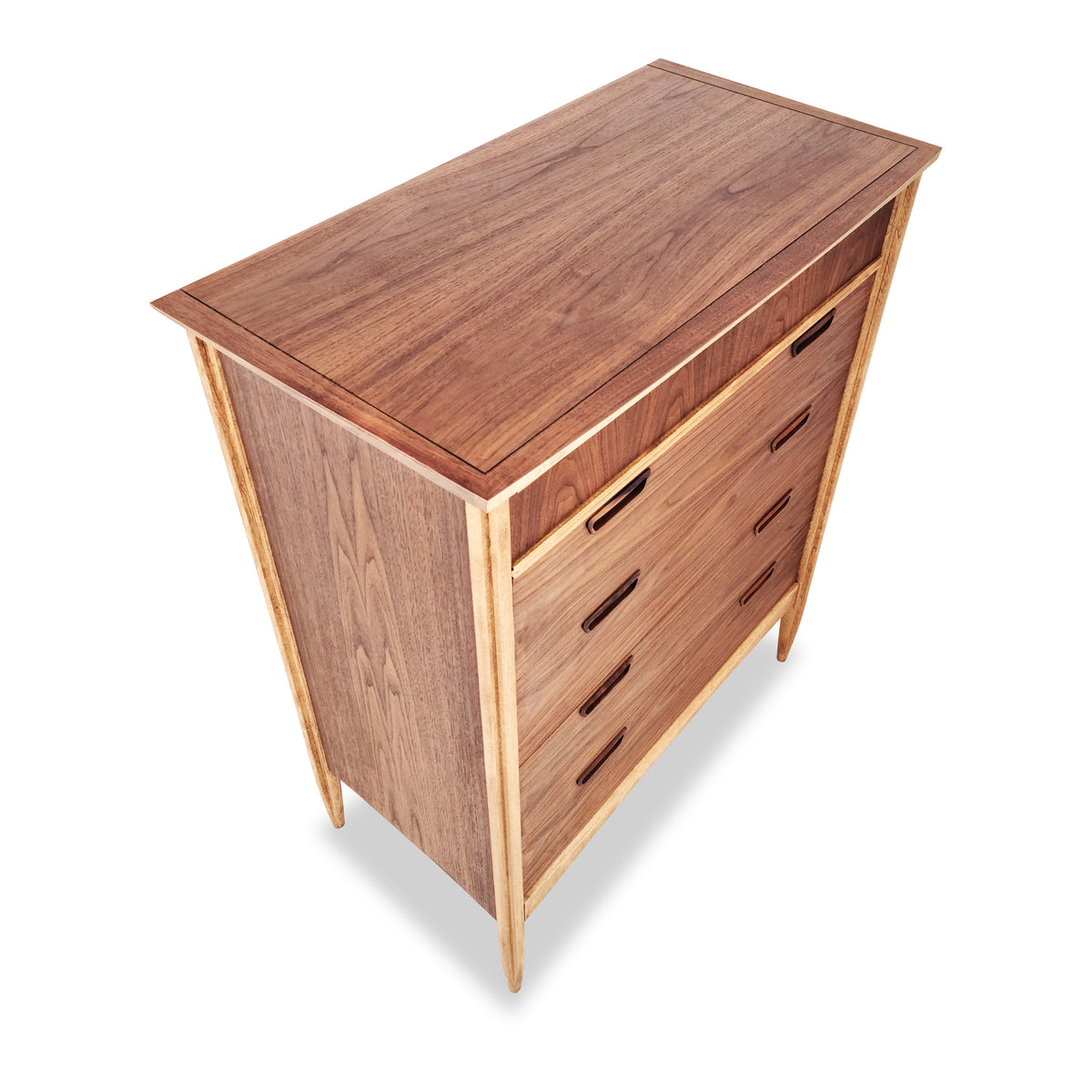 Walnut and Ash Highboy by Deilcraft
