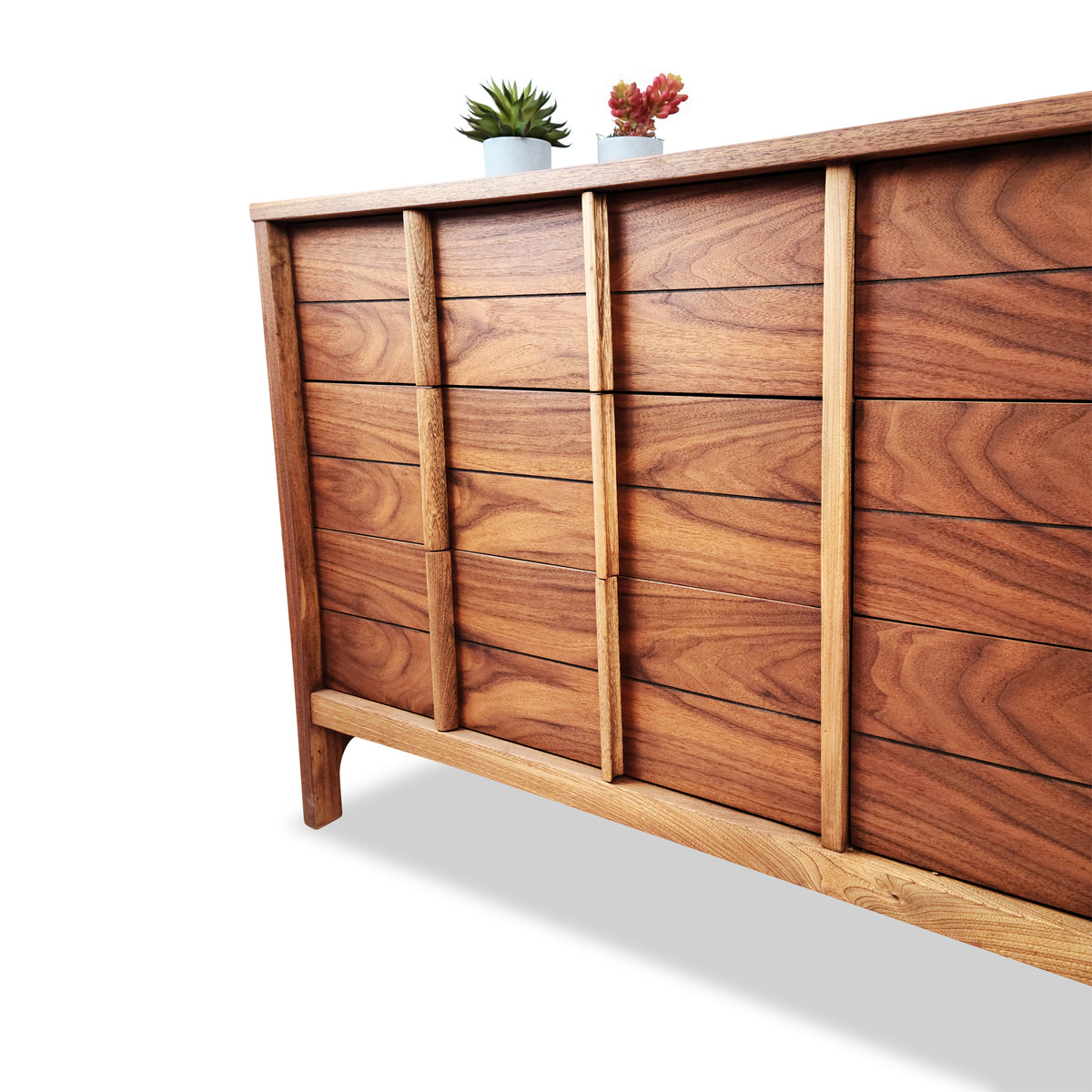 Walnut and Ash Dresser by Deilcraft