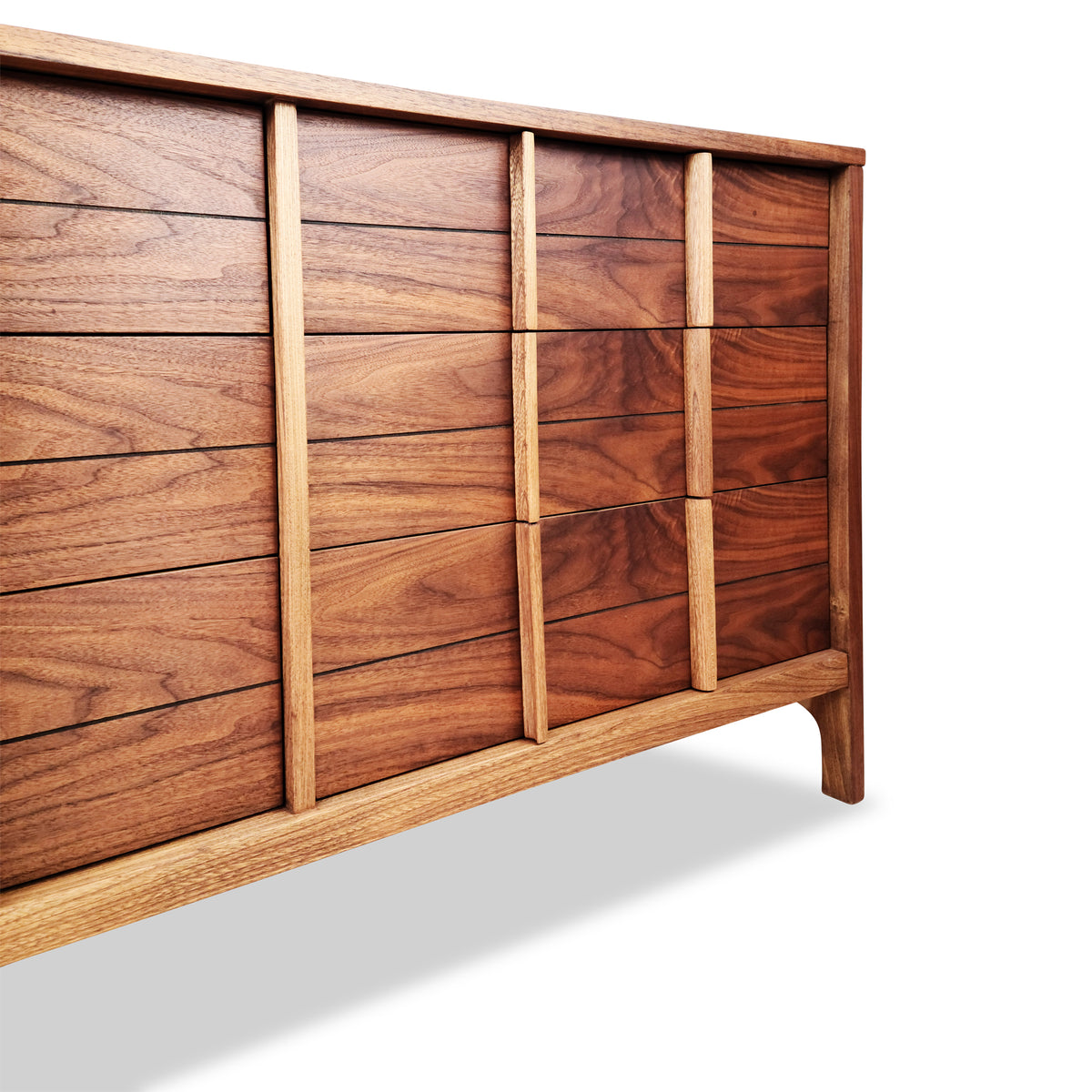 Walnut and Ash Dresser by Deilcraft