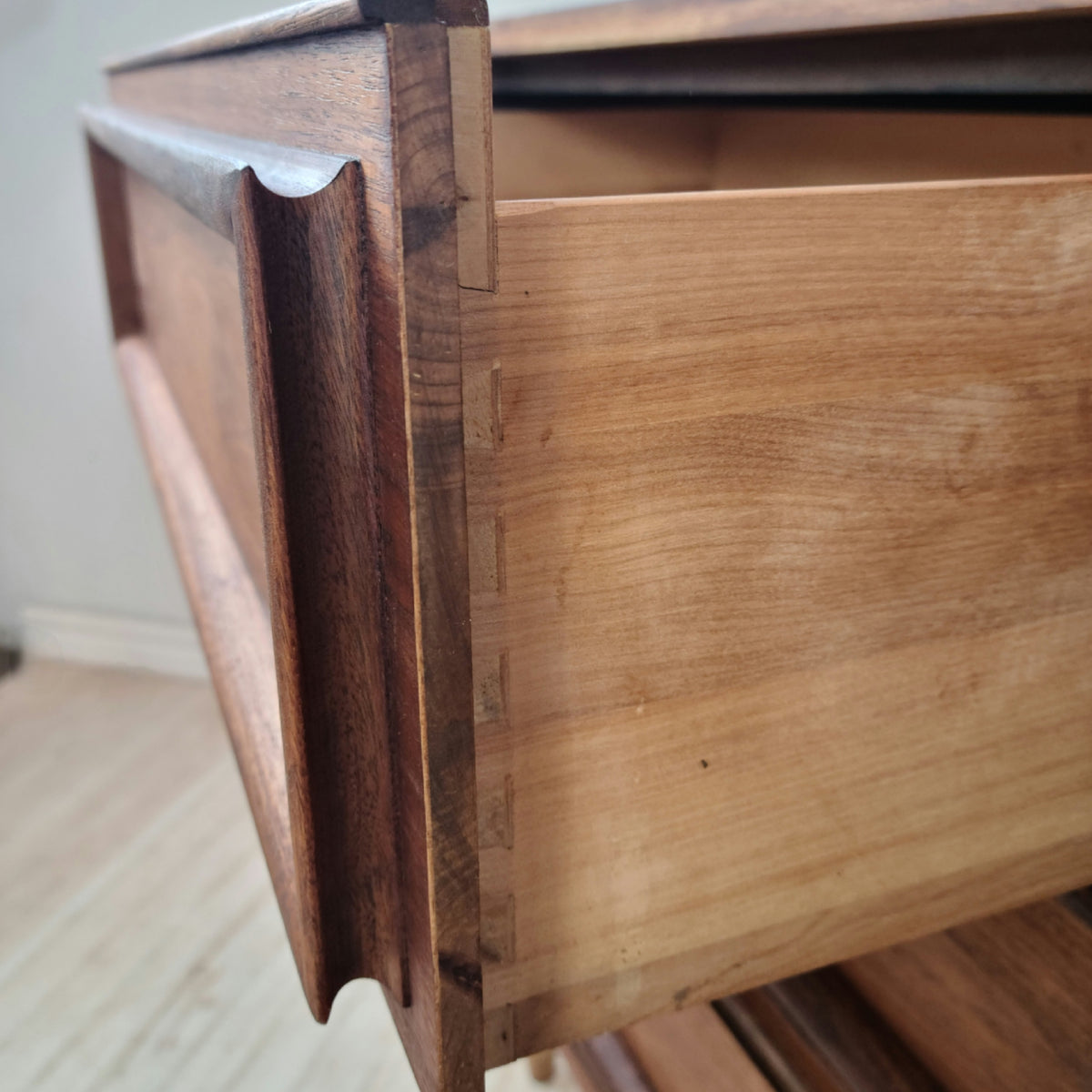 Walnut Six Drawer Dresser