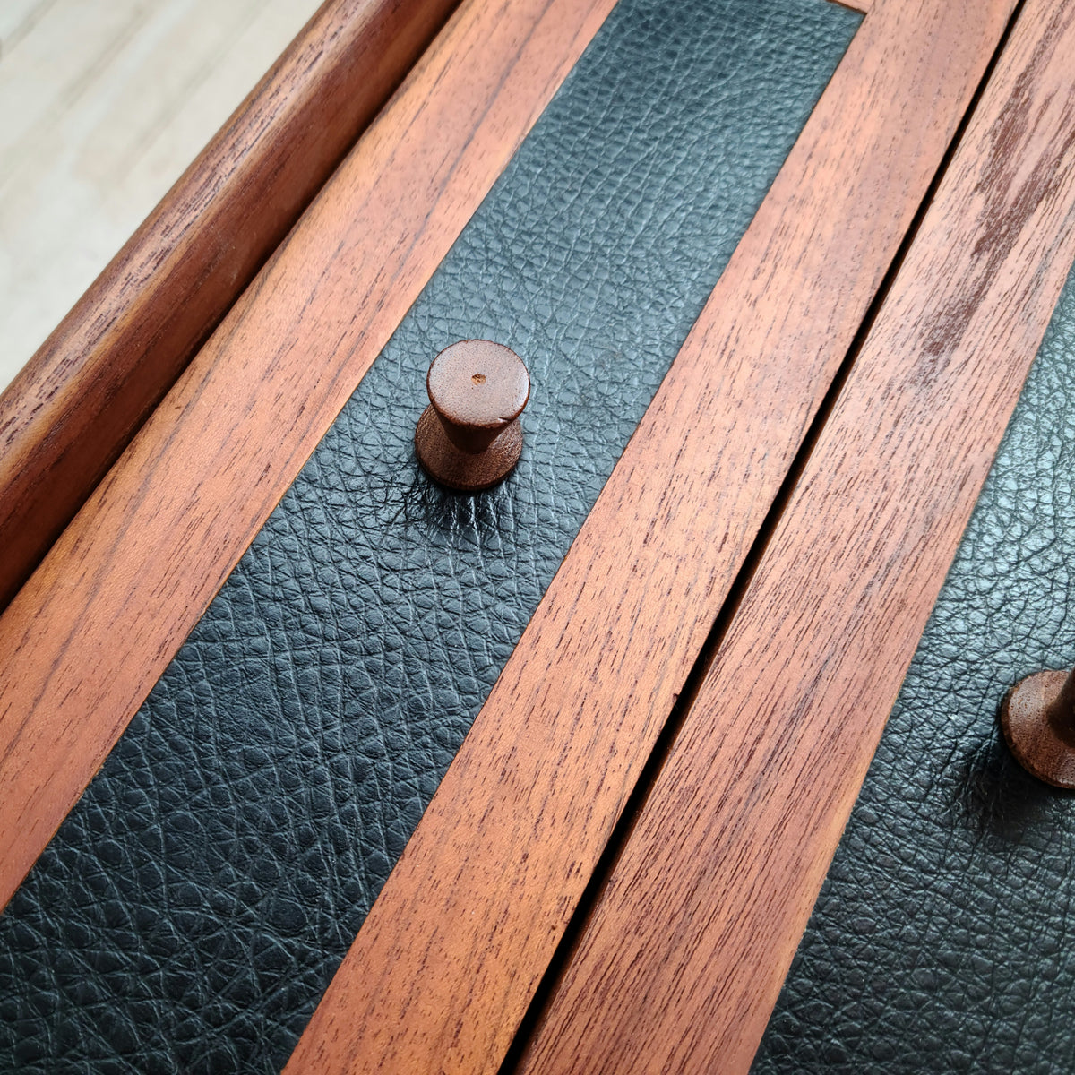 Floating Teak Nightstands