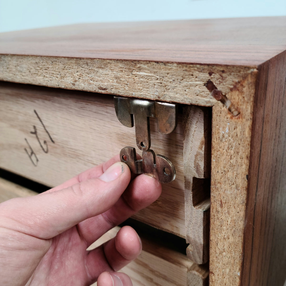 Floating Teak Nightstands