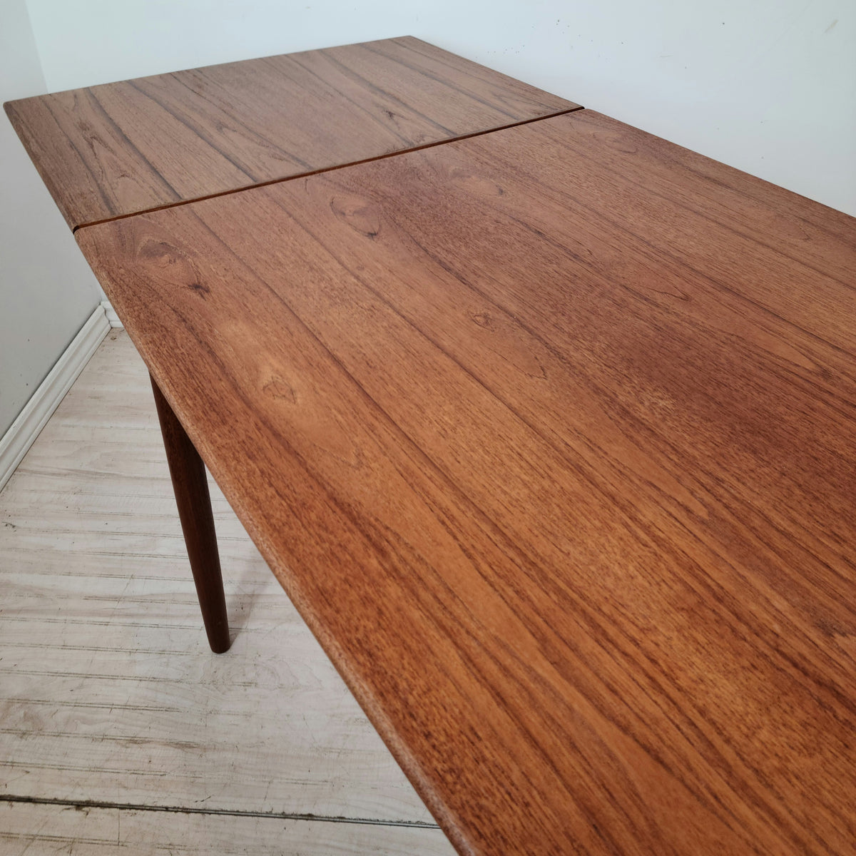 Teak Draw Leaf Dining Table