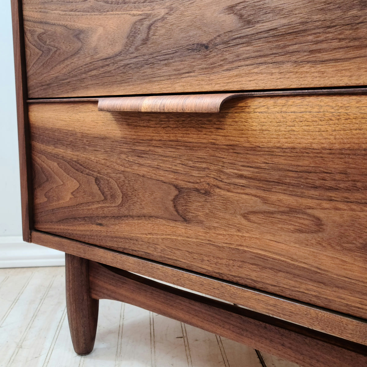 Walnut Six Drawer Dresser