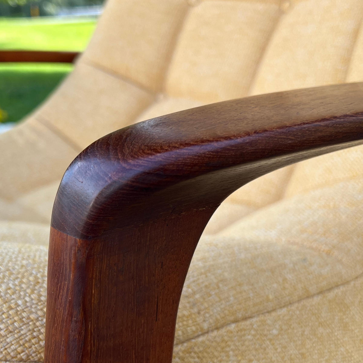 R. Huber Scoop Chair and Ottoman