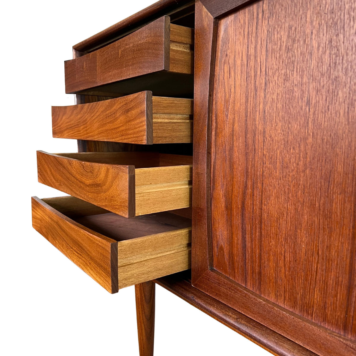 Teak Four Door Sideboard