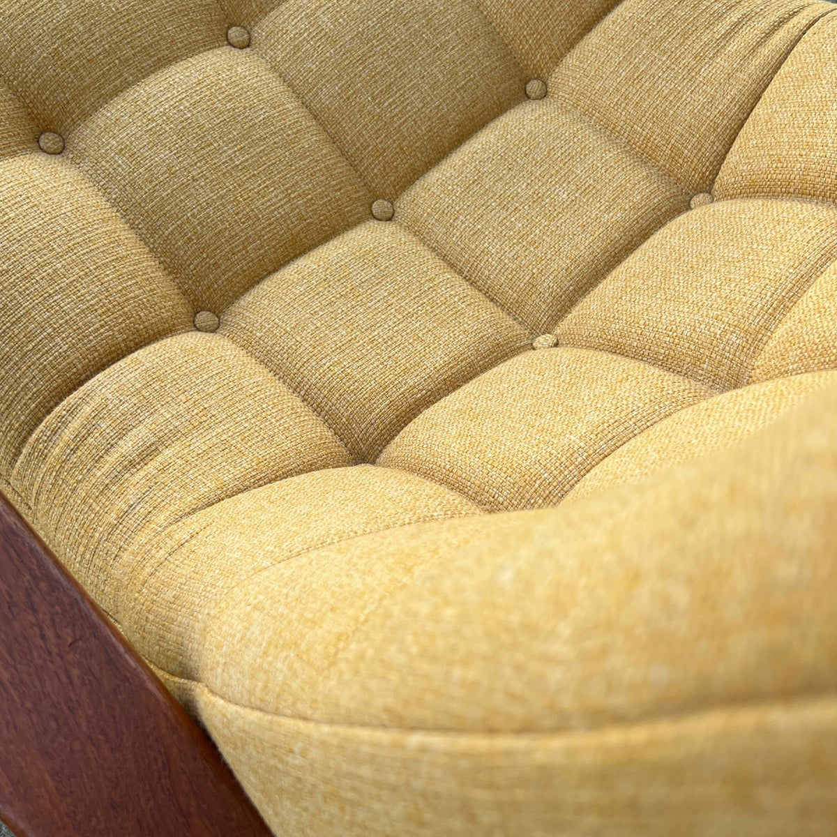 R. Huber Scoop Chair and Ottoman