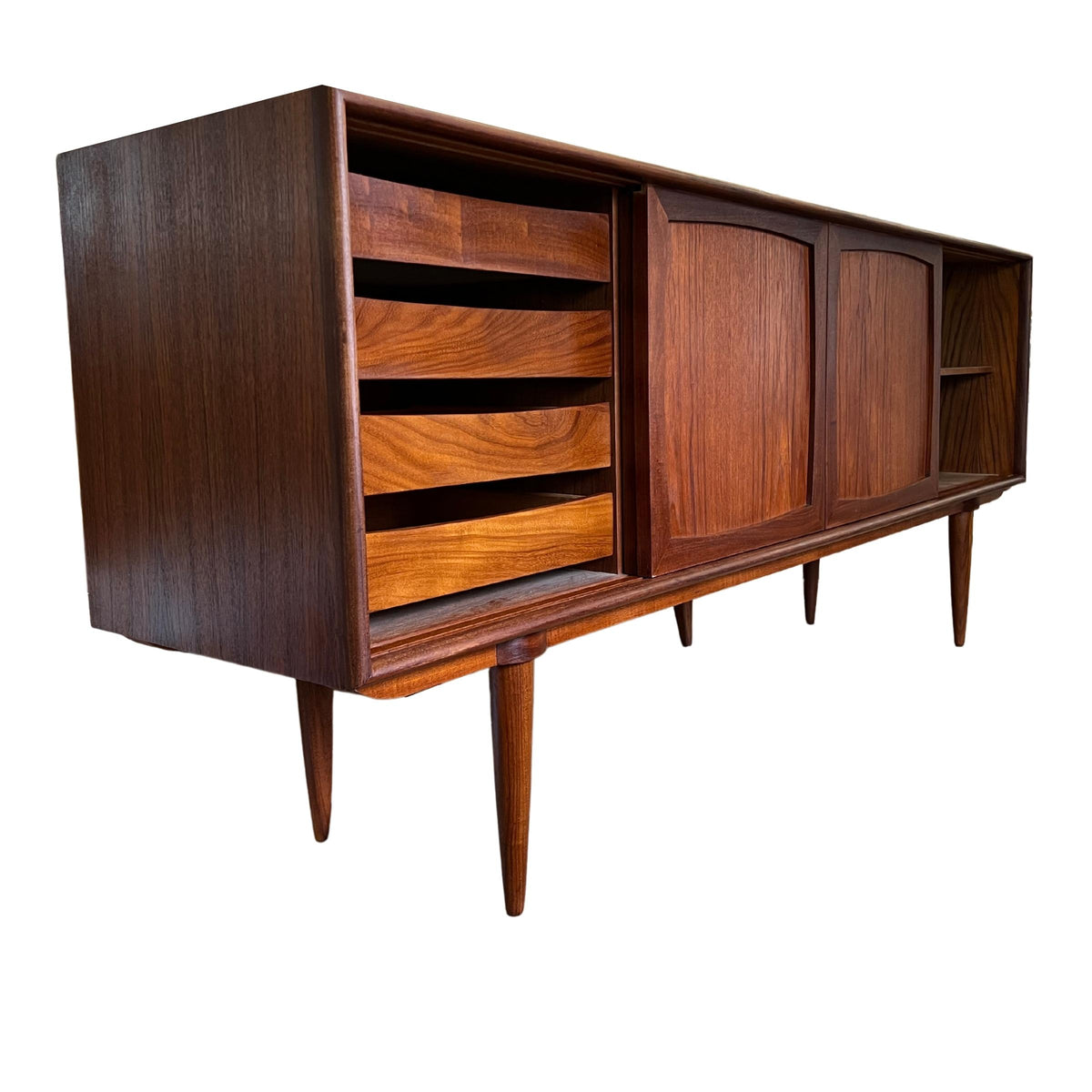 Teak Four Door Sideboard