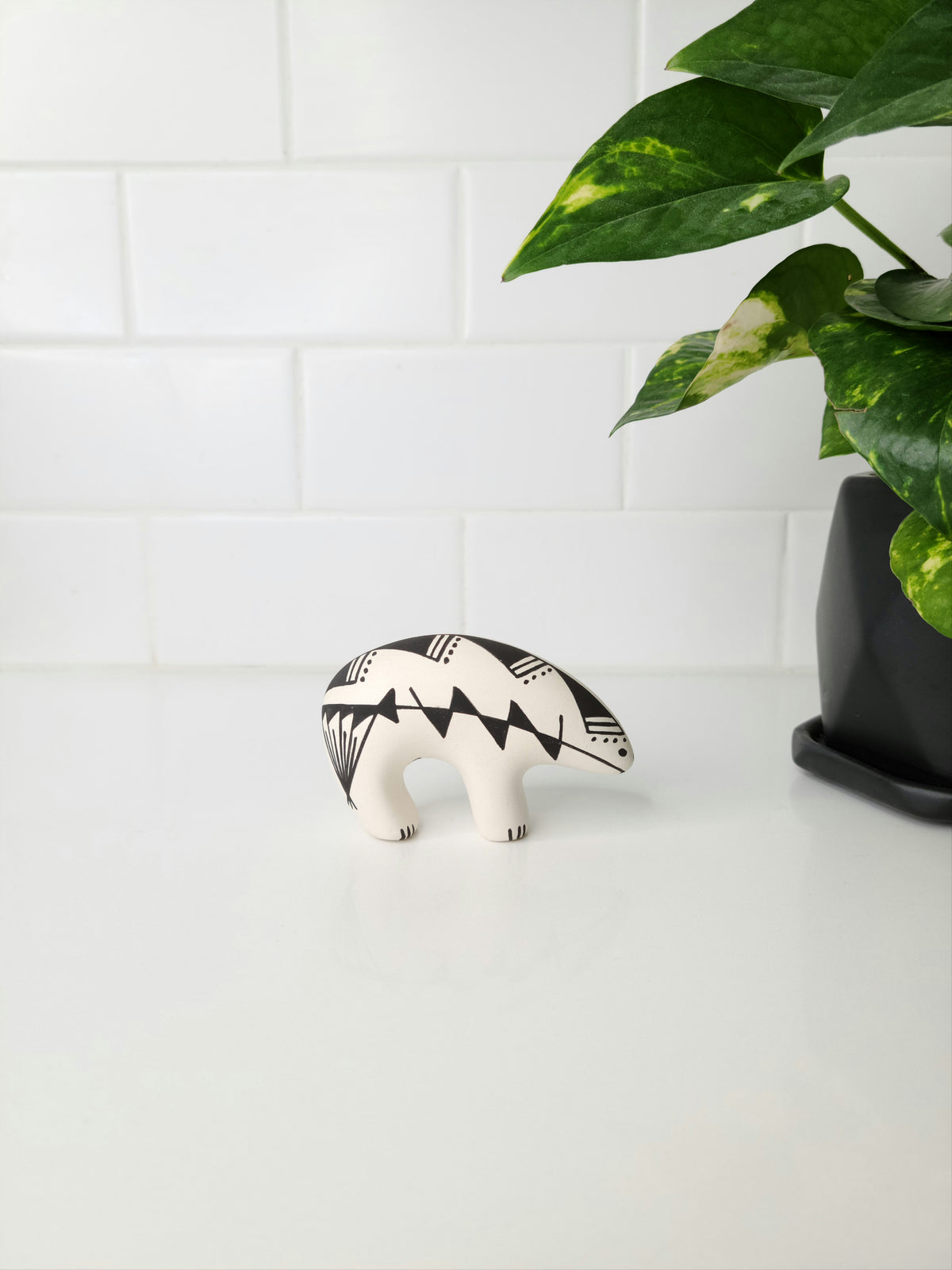 Native American Acoma Pottery Bear