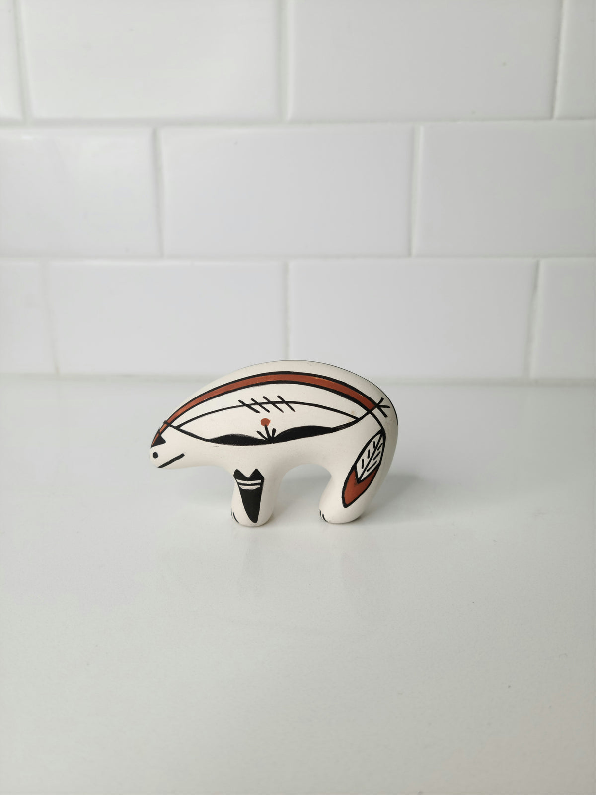 Native American Acoma Pottery Bear