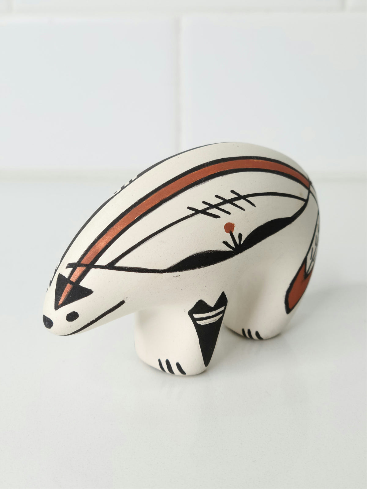 Native American Acoma Pottery Bear