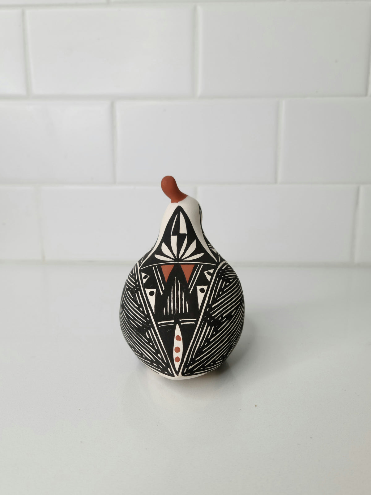 Native American Acoma Pottery Bird