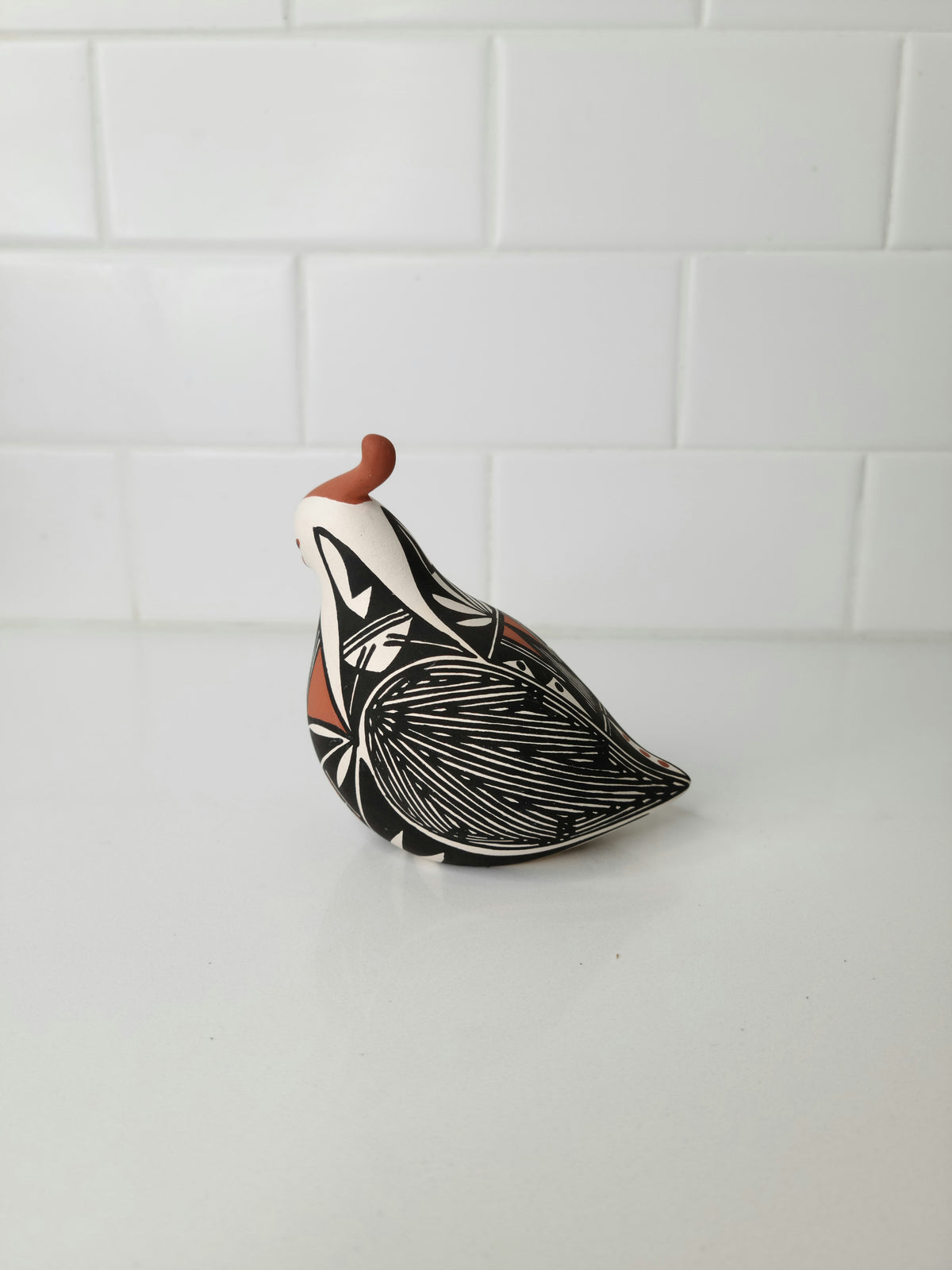 Native American Acoma Pottery Bird