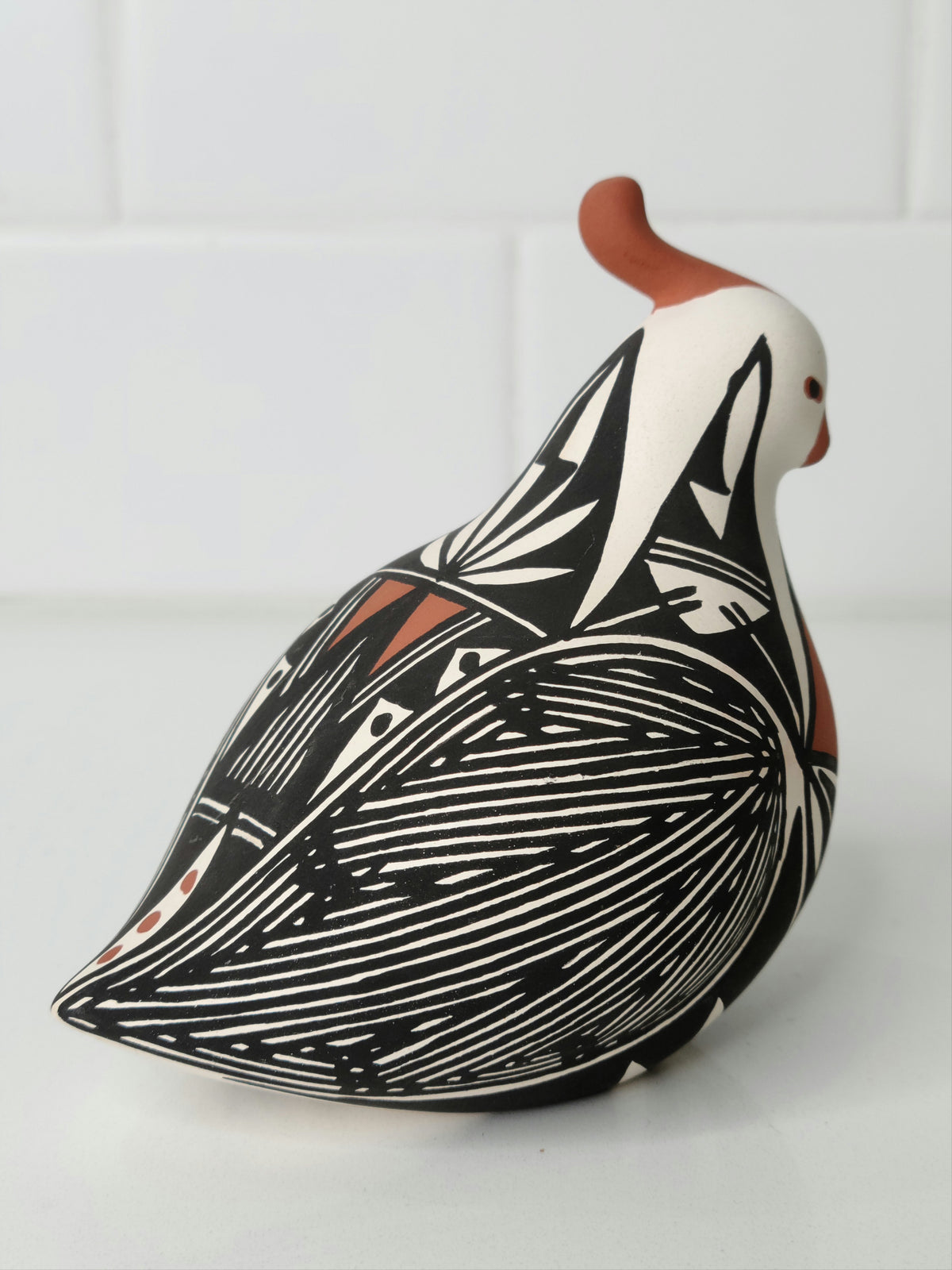 Native American Acoma Pottery Bird