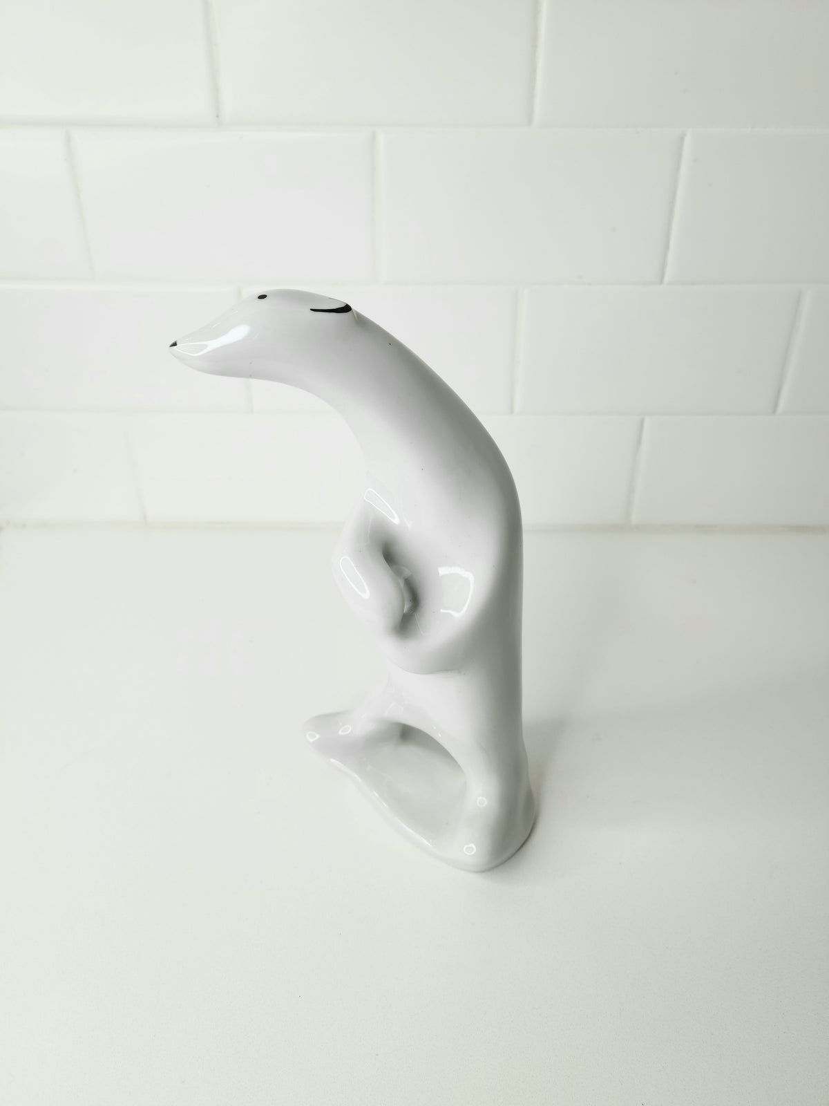 Vintage Porcelain Bear by C. Mielow