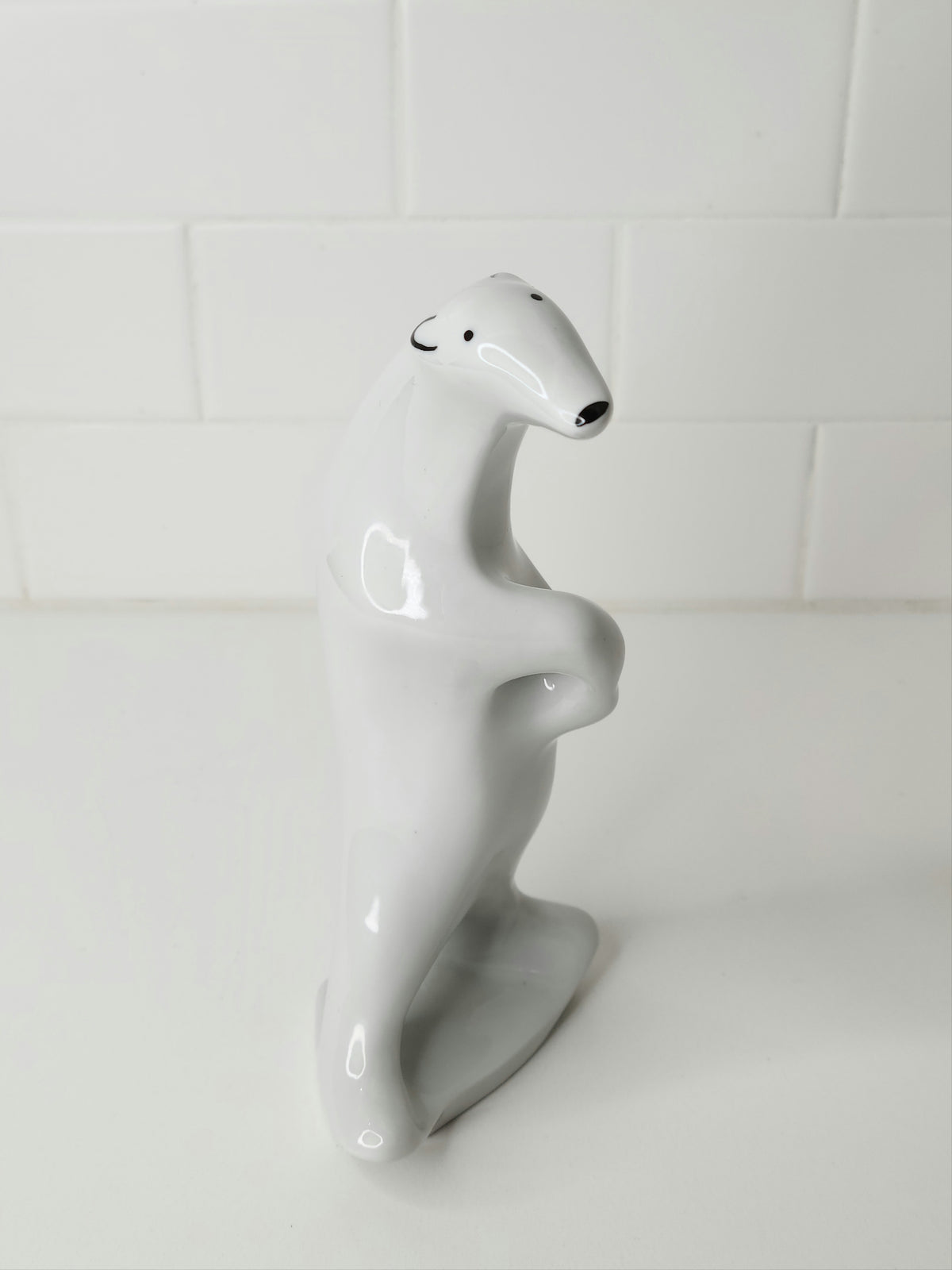 Vintage Porcelain Bear by C. Mielow