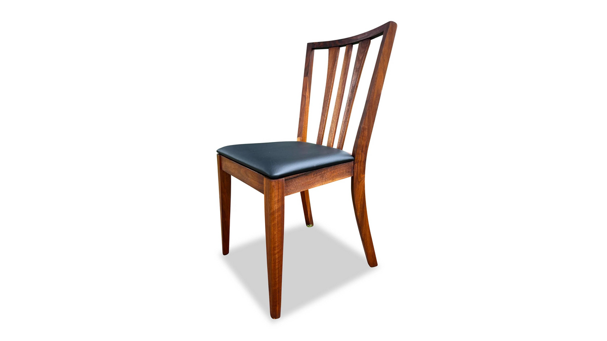 walnut dining chairs by gibbard
