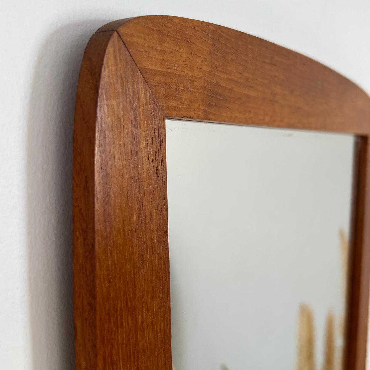 Teak Bench and Mirror