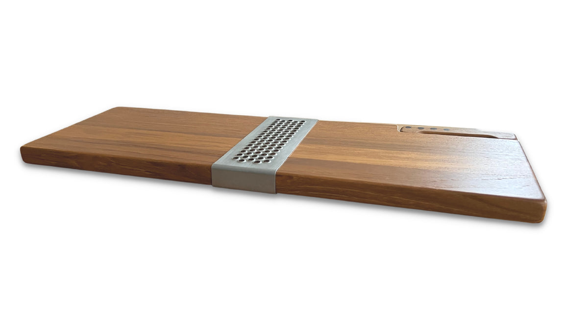 Teak Bread Cutting Board by Richard Nissen