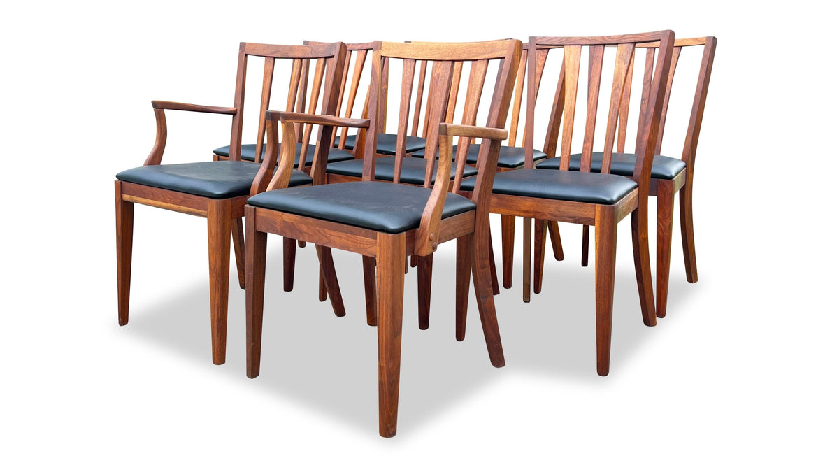 Walnut Dining Chairs by Gibbard
