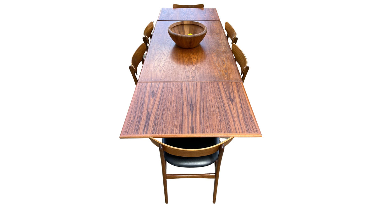 Teak Draw Leaf Dining Table