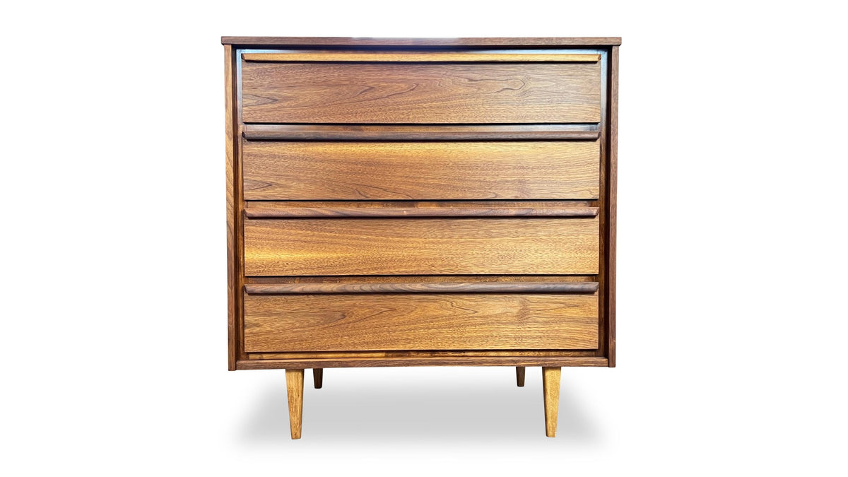 HPL Walnut Chest of Drawers