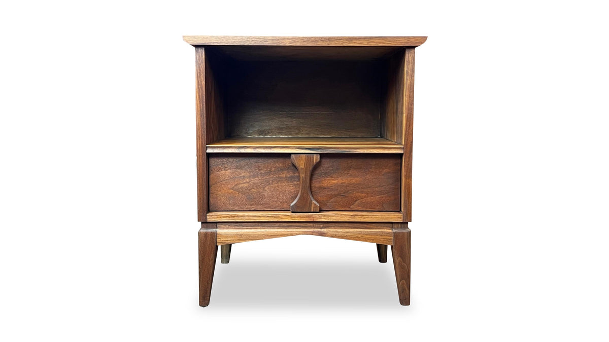 Walnut Nightstand by Gibbard