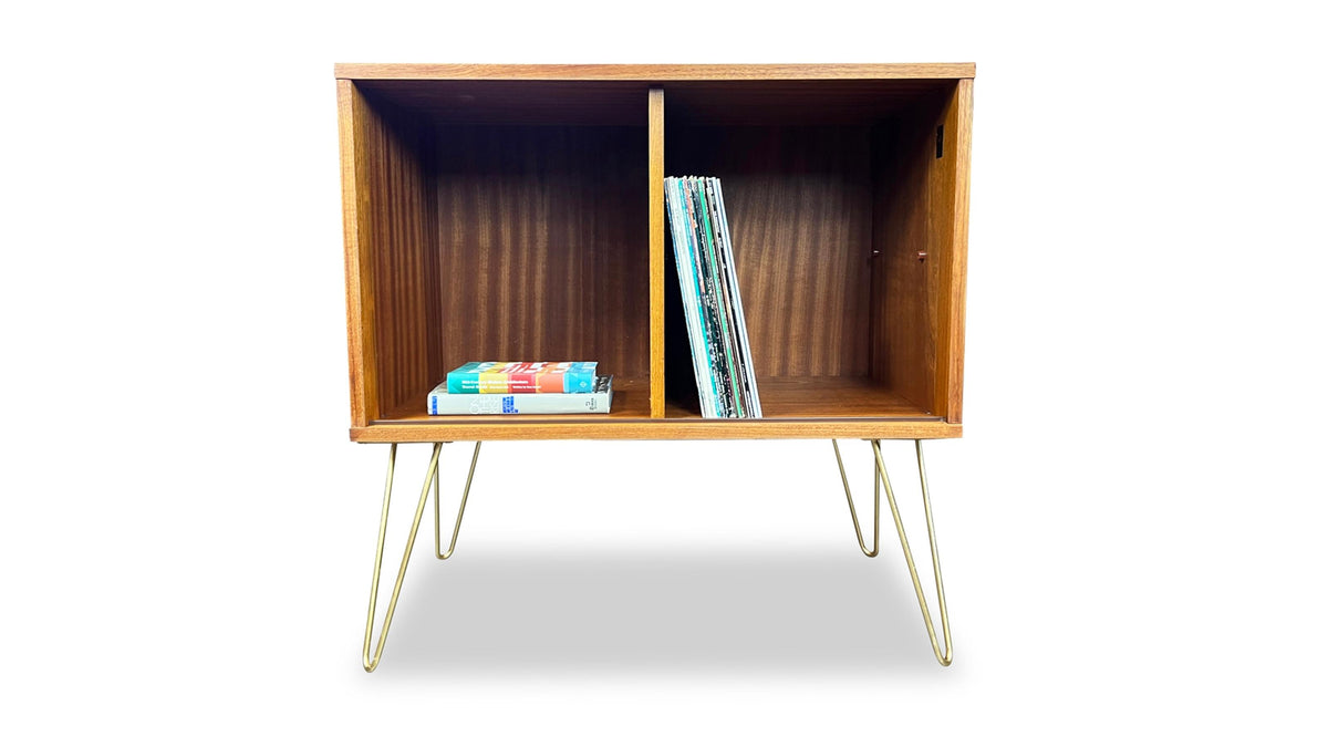 Teak Record Cabinet