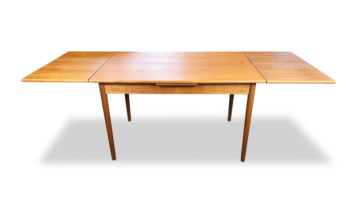 Teak Draw Leaf Dining Table