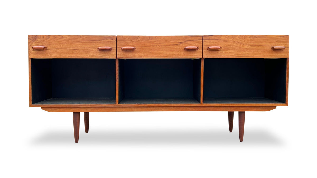 Teak Record Cabinet/Open Sideboard