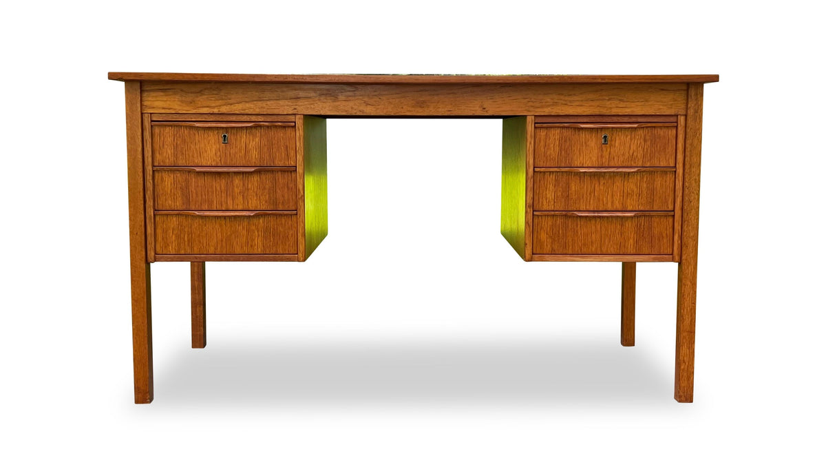 Teak Six Drawer Dresser